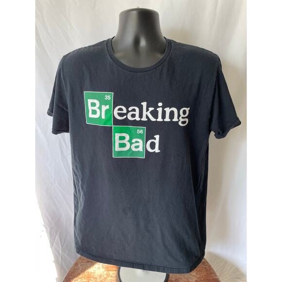 Breaking Bad Periodic Logo Tee Black Sz L - Picture 1 of 6